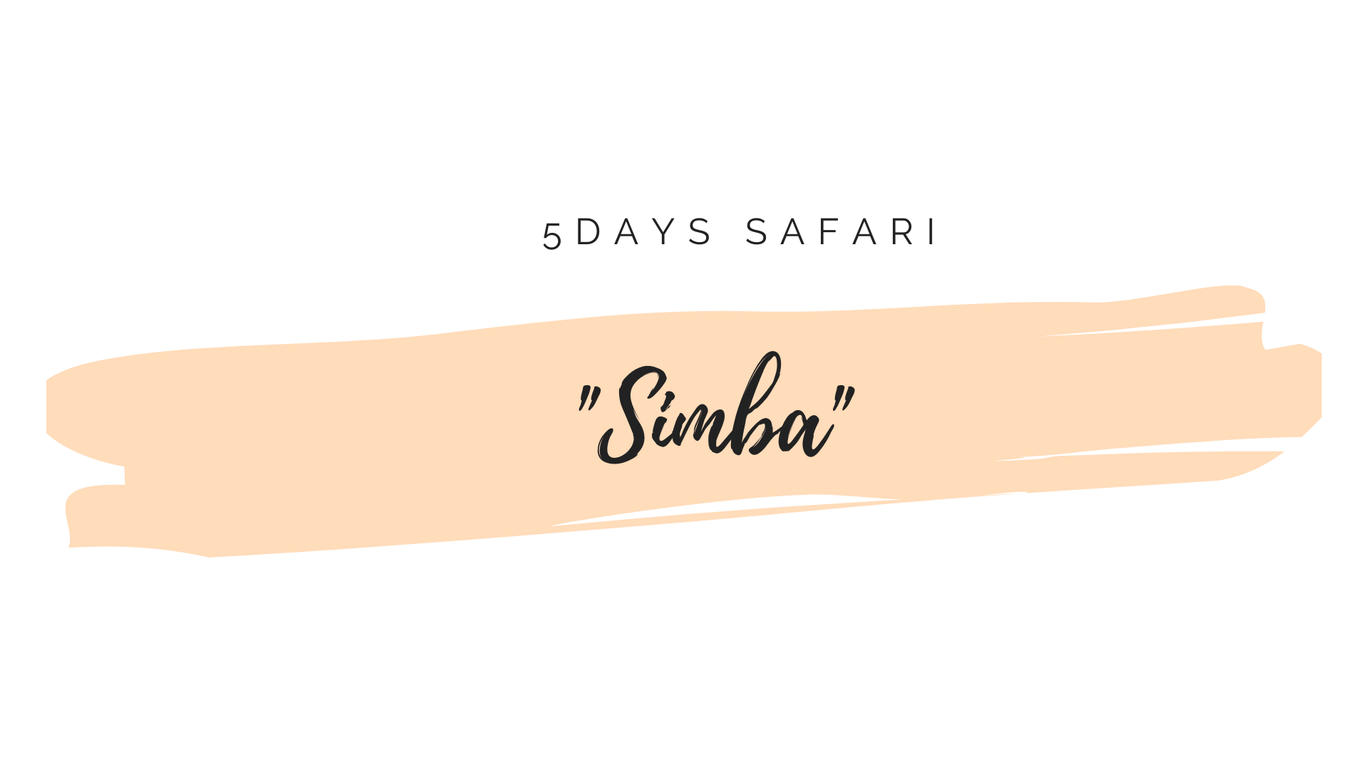 5 days safari